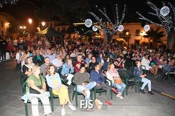 Concierto de la cantante grancanario Cristina Ramos en la plaza de San Juan/Francisco Javier Santana./Francisco Javier Santana.